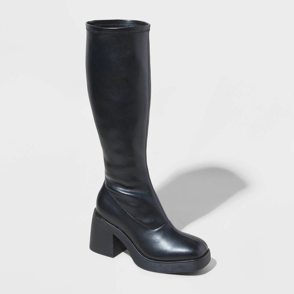 Wild Fable Black Heeled Boots